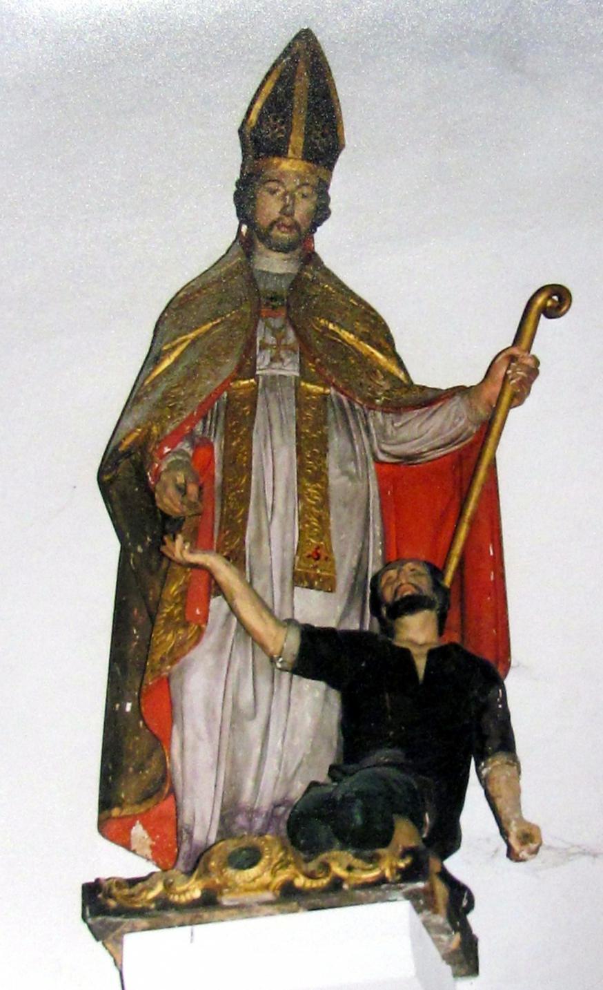 Beeld van Sint-Maarten in de Sint-Martinuskerk in Retie. © Paul Stappaerts