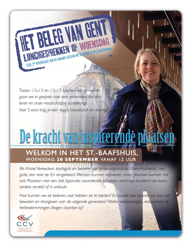 Kristel Vereecken - Beleg van Gent - 20 september © CCV in het bisdom Gent Kristel Vereecken - Beleg van Gent - 20 september © CCV in het bisdom Gent