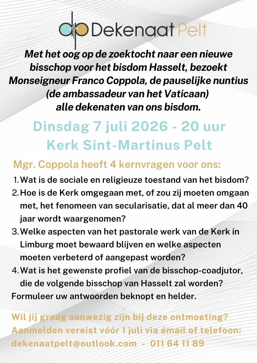 bezoek nuntius 