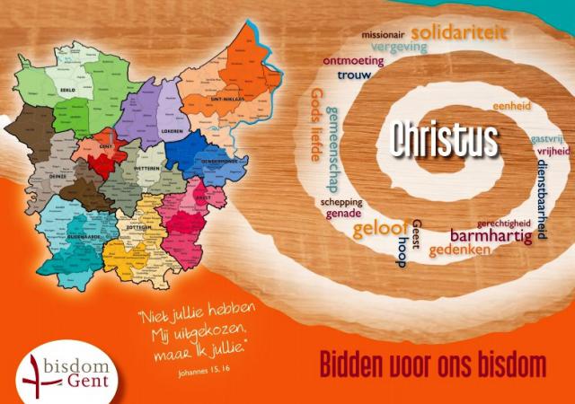 Bidden voor ons bisdom © Bisdom Gent