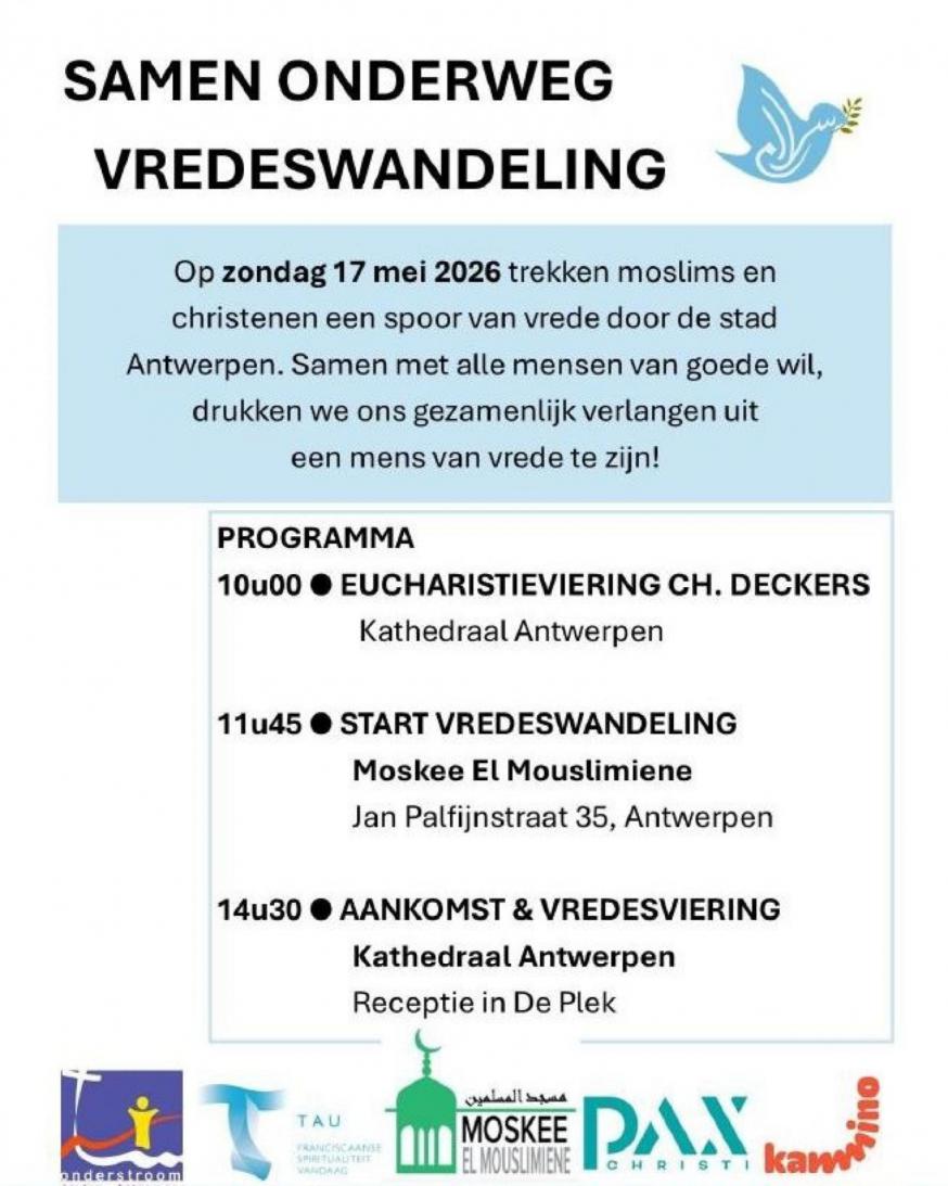 Vredestocht © Bisdom Antwerpen