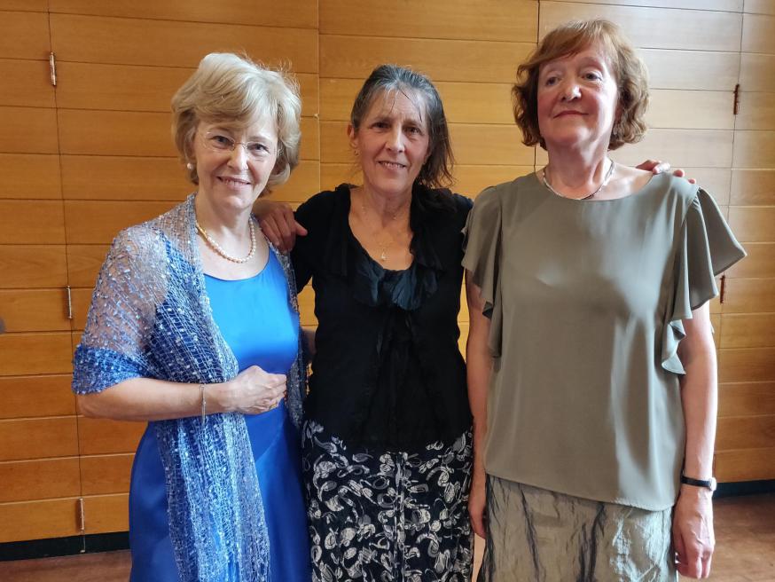 Brigitte Bruyndonckx, Nicole De Paepe en Ria Van Bortel © Mia Verbanck