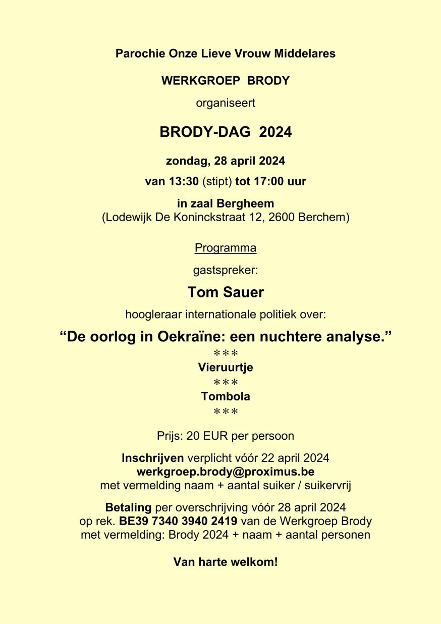 Brodydag 2024 © Werkgroep Brody