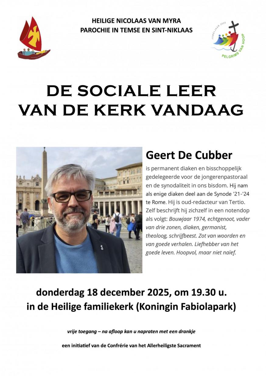Sociale leer van de Kerk Geert De Cubber 
