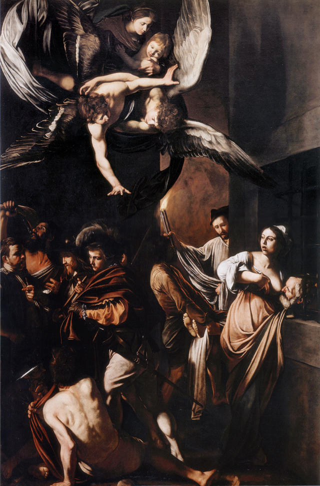 De Zeven Werken van Barmhartigheid van Caravaggio (1607). CC Wikipedia