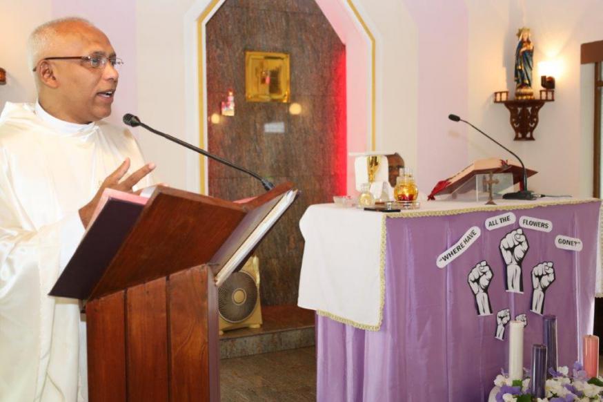 Herdenking van de slachtoffers van de strijd voor hervormingen © Caritas Sri Lanka
