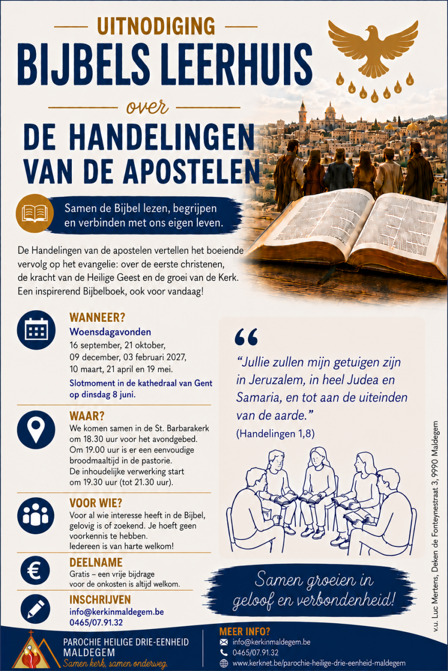 Bijbels Leerhuis © Parochie Maldegem