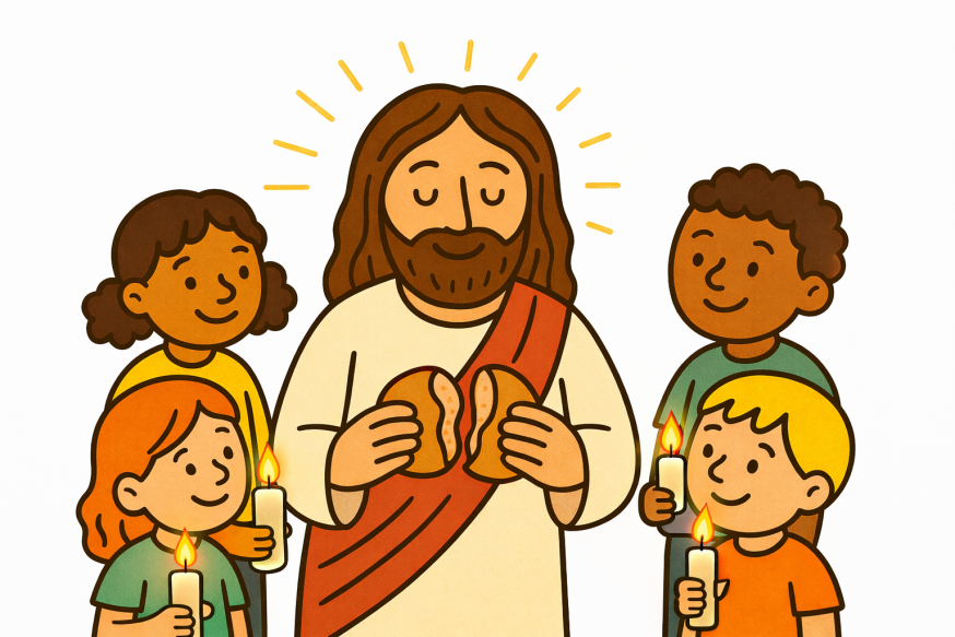 In de eucharistie toont Jezus ons zijn weg van liefde. 