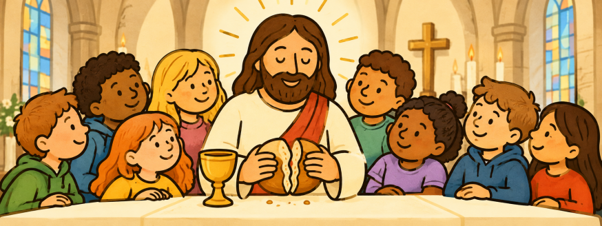 Aan tafel met Jezus in de eucharistie 