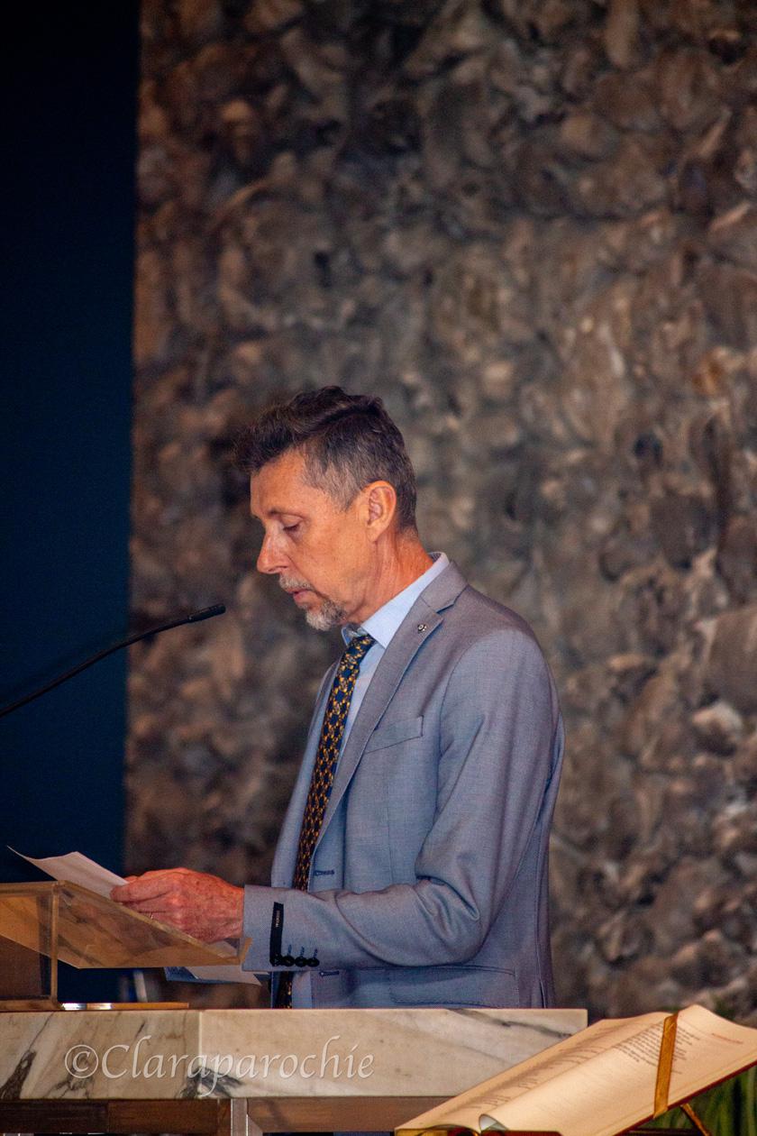 Johan Van Vooren, voorzitter kerkraad O.L.V.  © Claraparochie, foto Mario D. 