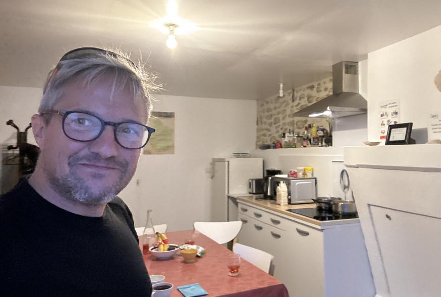 Zo ziet een auberge er langs de binnenkant uit. 