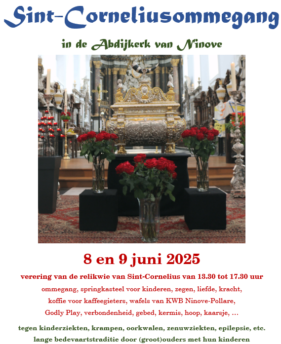 Corneliusommegang 2025 in de Abdijkerk Ninove © Alexander Vandaele