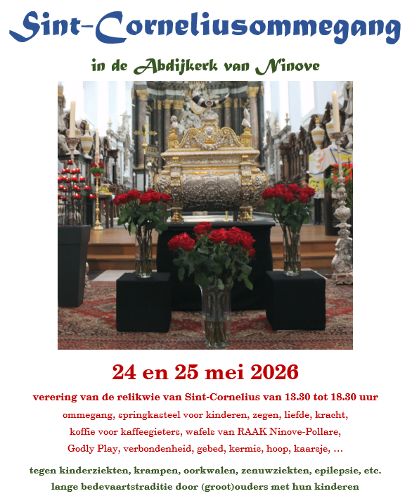 Corneliusommegang in de Abdijkerk Ninove - mei 2026 © Alexander Vandaele