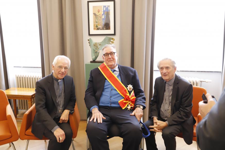 Ook emeritus bisschop Van Luyn van Rotterdam was te gast © Halewijn