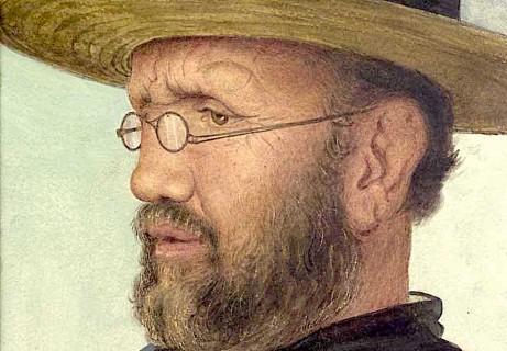 Damiaan in 1888 geschilderd door zijn vriend E. Clifford 