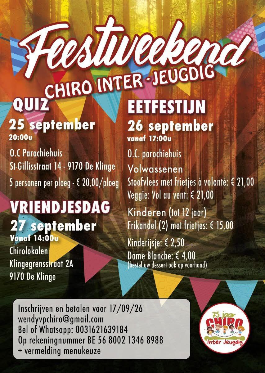 Feestweekend Chiro De Klinge 