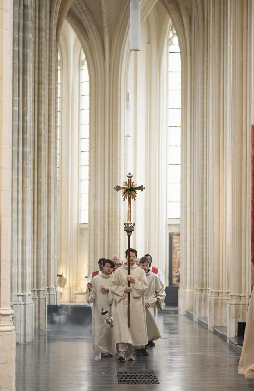 Volwassendoopsels en vormsels in de Sint-Pieterskerk 2023 © Pastorale zone Leuven aan de Dijle