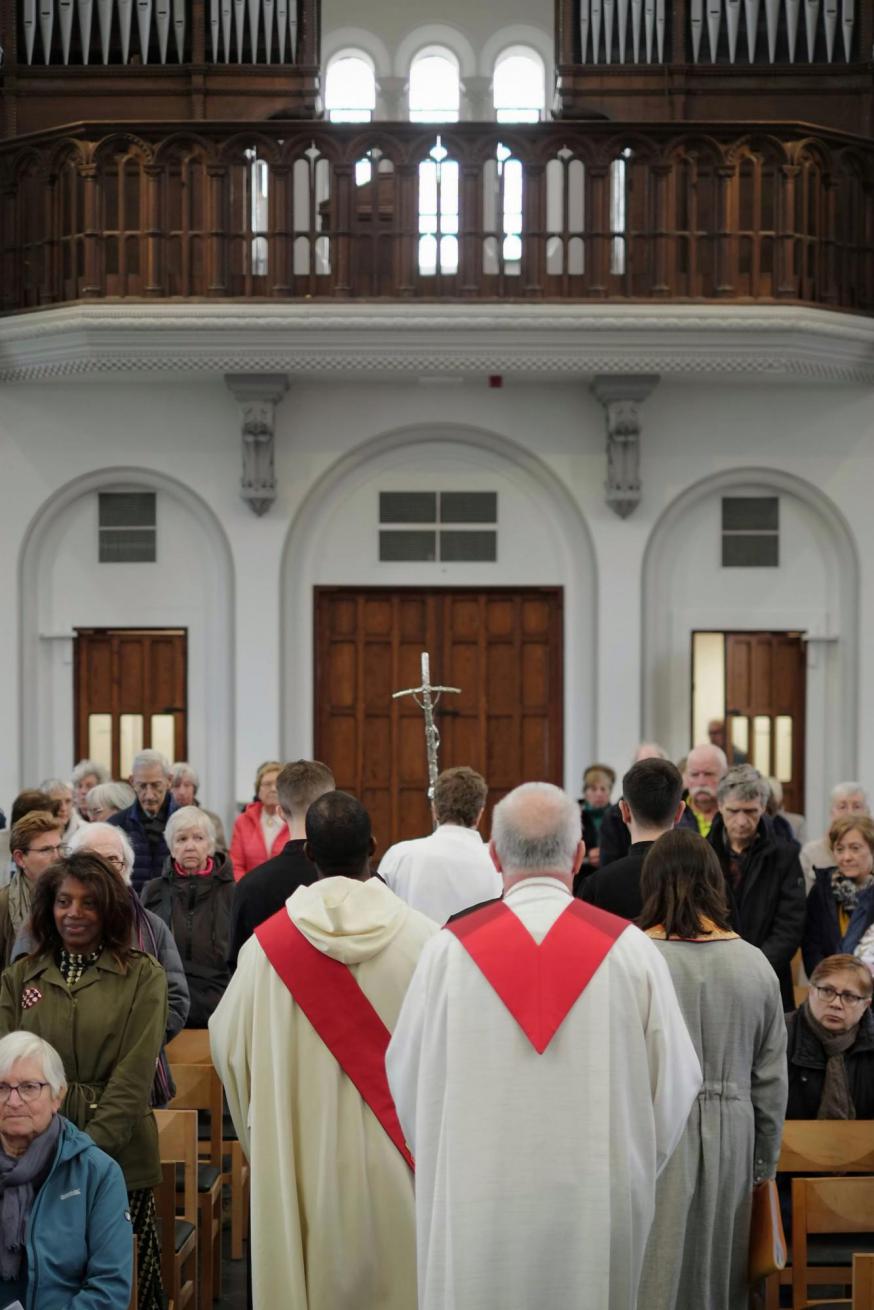 Kruisweg in het teken van de oorlog in Oekraïne 2024 © Pastorale zone Heverlee