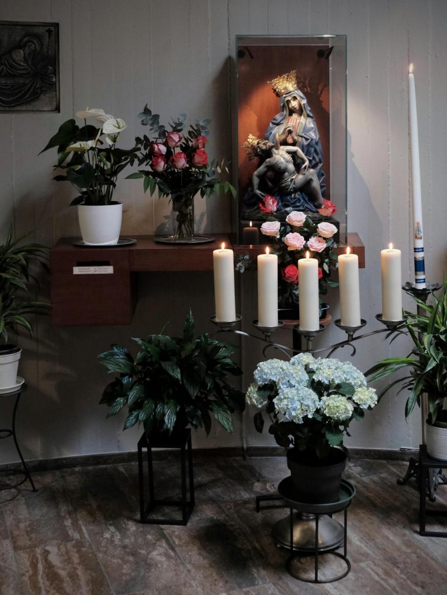 Onze-Lieve-Vrouw-ter-Koorts in de Mariakapel van de Sint-Jozefskerk © Pastorale zone Leuven aan de Dijle