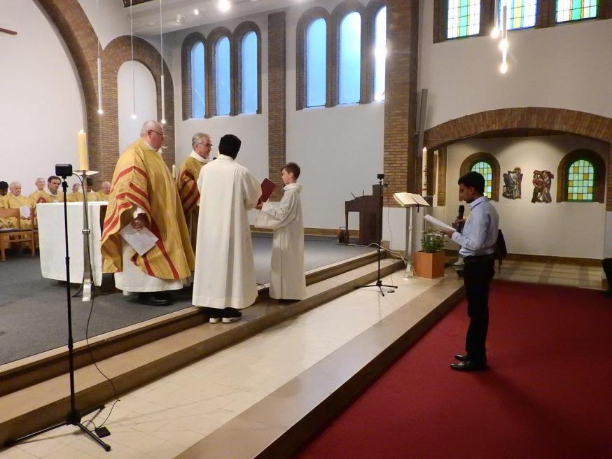 Mariya Anthiyok S sprak zijn eeuwige geloften uit © Don Bosco Oud-Heverlee