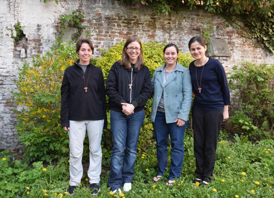 De zusters Anna Carolina, Carmélia, Vania en Claudia  © infocatho.be