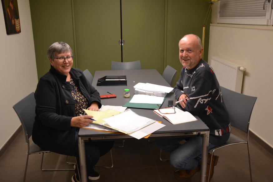 Nieuwe gezichten secretariaat Pastorale Eenheid: Christine en Bart © Karen Devroe