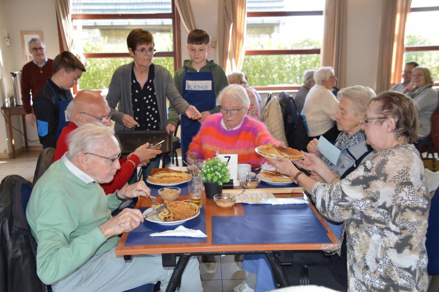 Pannenkoekenbak vormelingen 