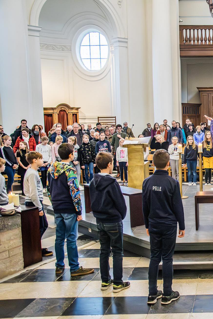 Eucharistie in Vlierbeek © Luk Vanmaercke