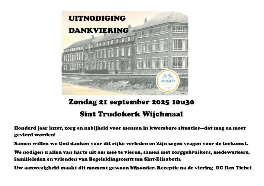 Dankviering Sint-Elisabeth © BC Elisabeth