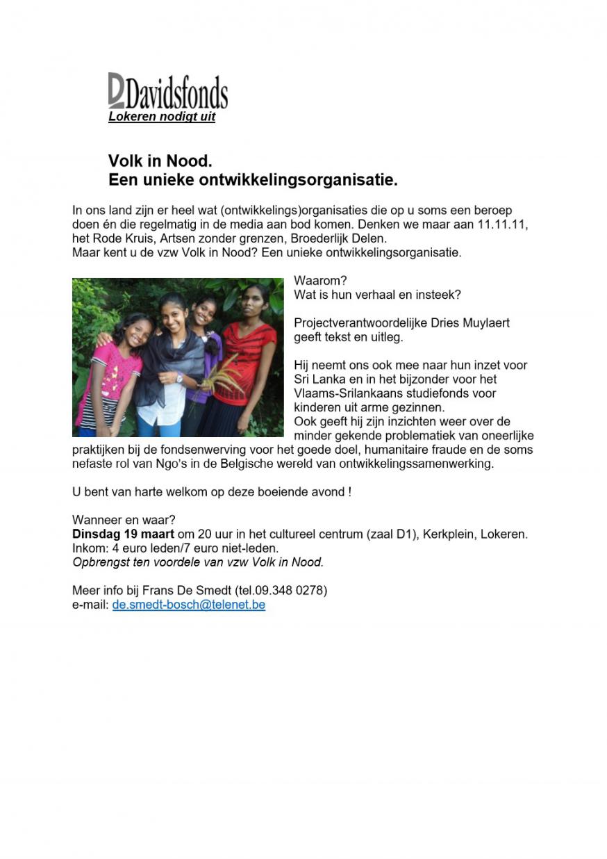 Volk in Nood 