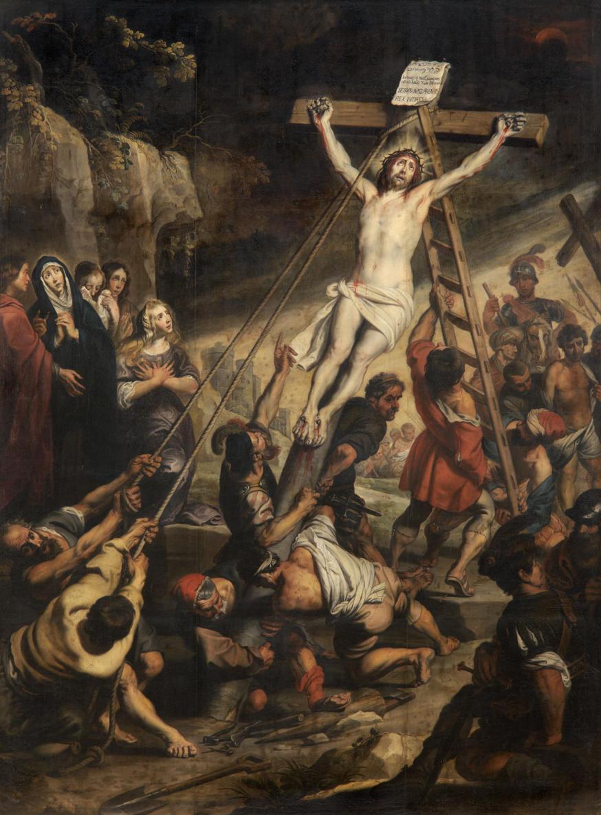 De kruisverheffing, door Gerard Zegers, Sint-Carolus Borromeuskerk Antwerpen © Hugo Maertens, artinflanders.be