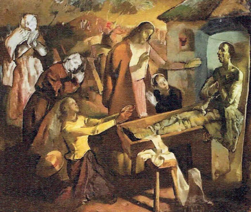 De opwekking van Lazarus © Jan Wydra - 1937