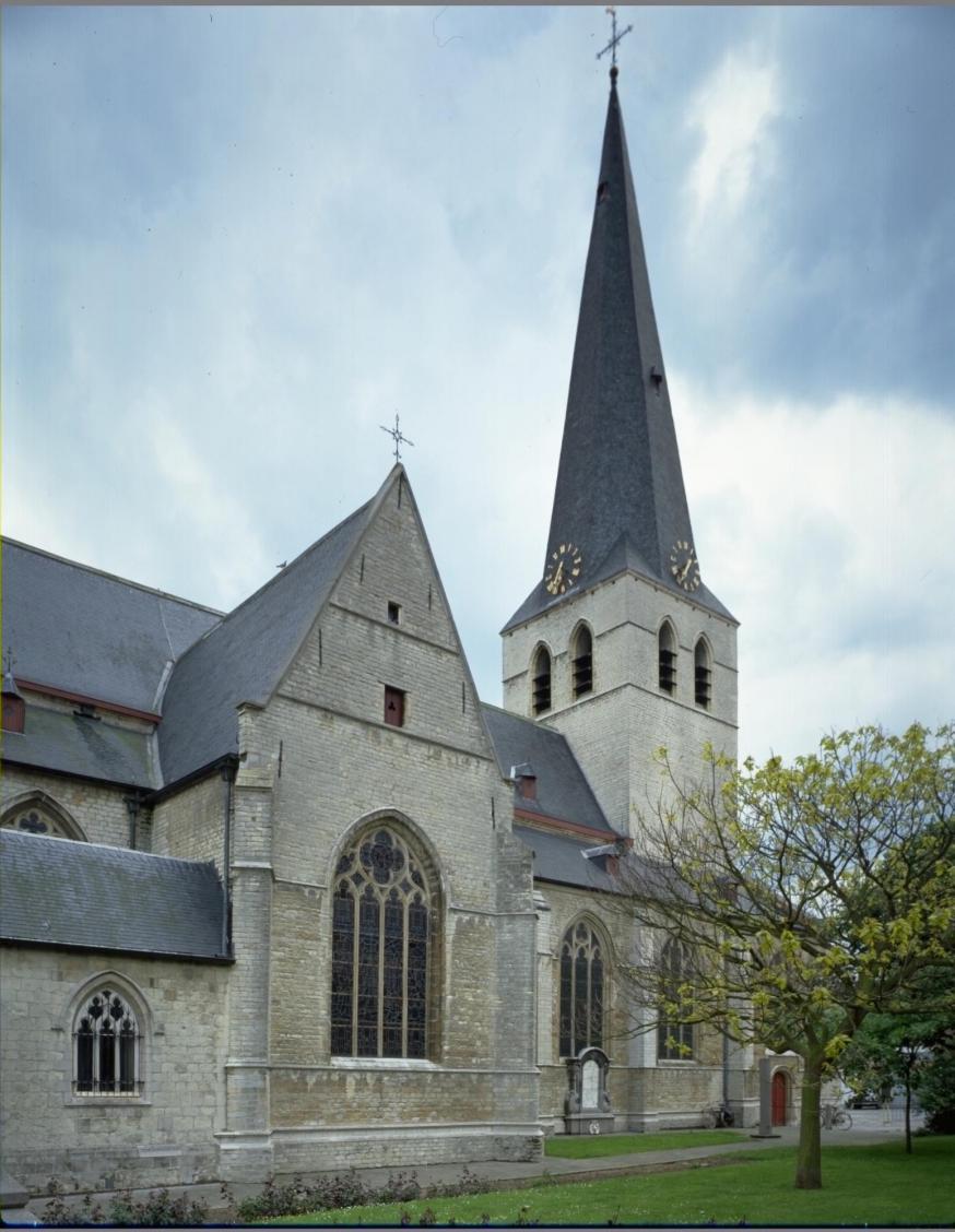 Heilig Kruiskerk Vrasene © 357640_onroerenderfgoed_Stemgée Daan_ CC BY 4.0_Wikimedia Commons