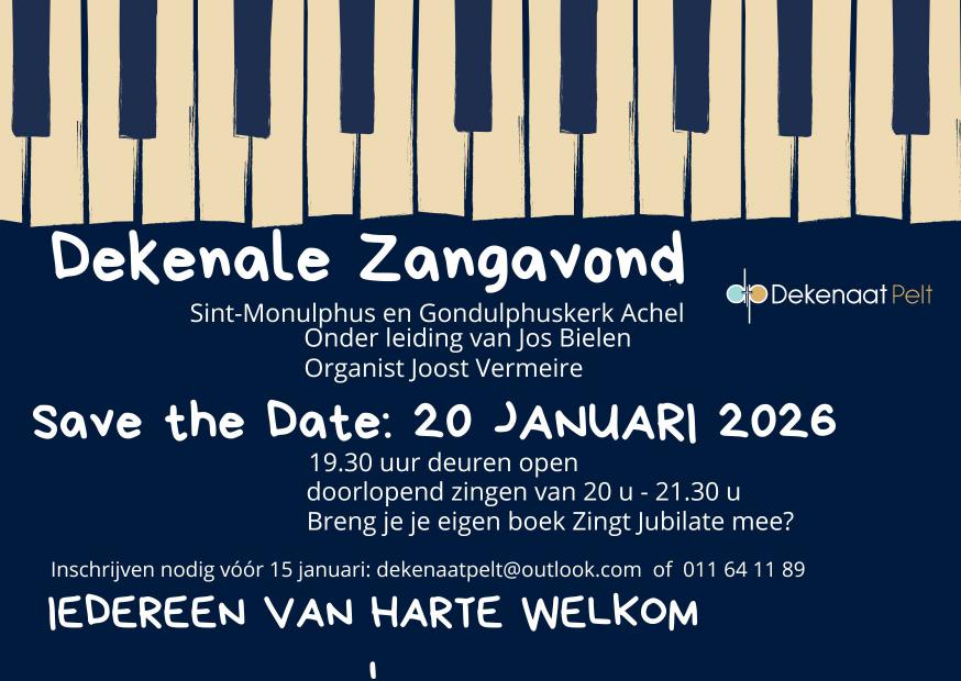 dekenale zangavond 