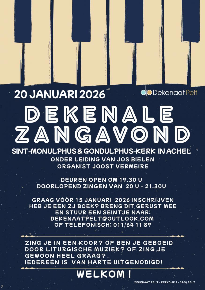 dekenale zangavond 