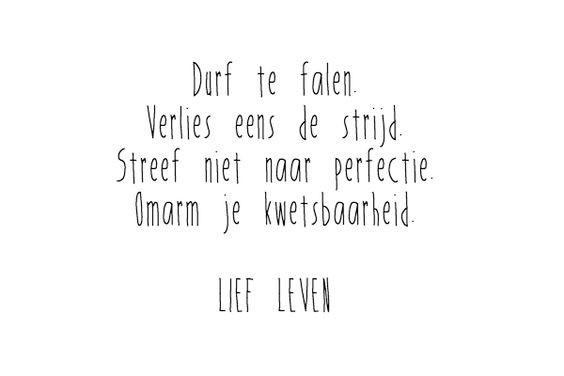 Durf te falen © Lief leven