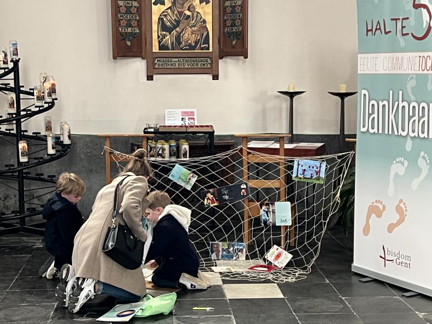 Eerstecommunietocht SGW dankbaar 