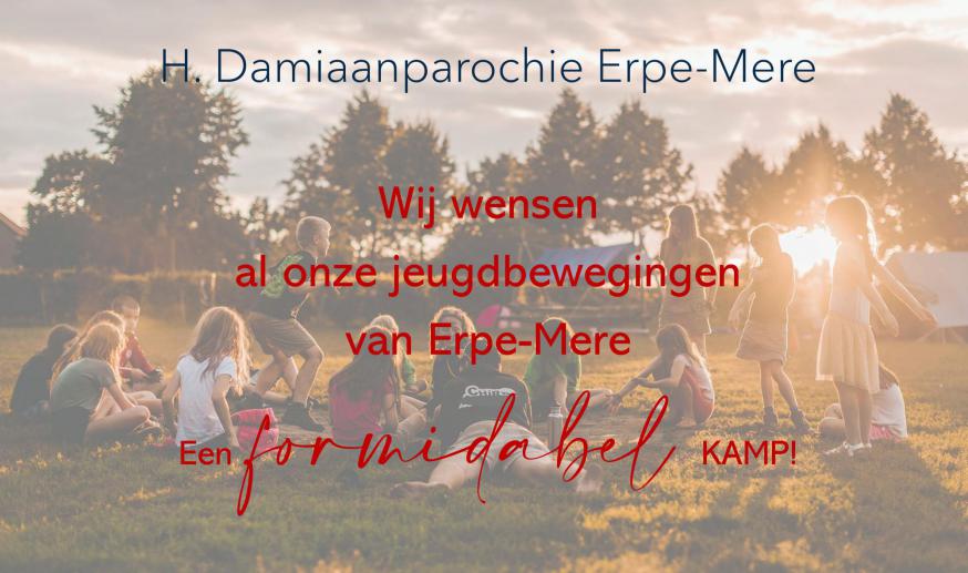 Kamp 2025 jeugdbewegingen Damiaanparochie 