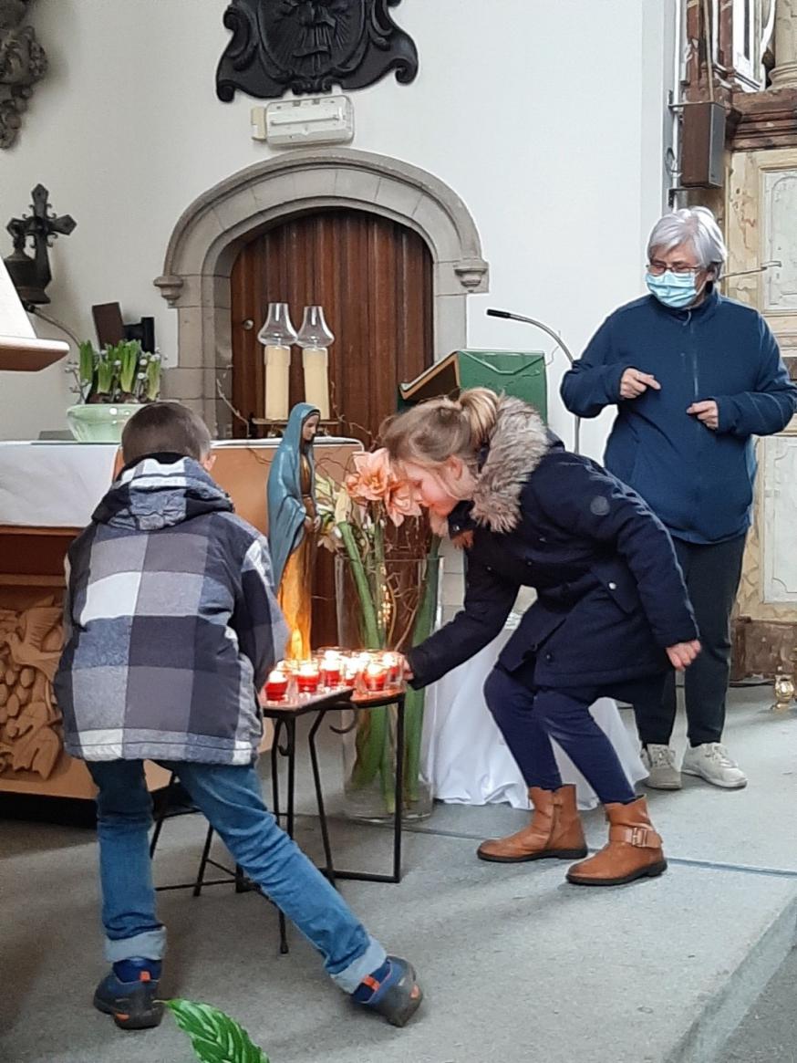 Lichtjes aansteken 