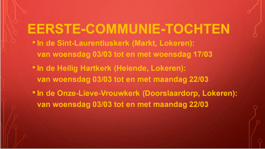 Eerste Communie 2020-2021 