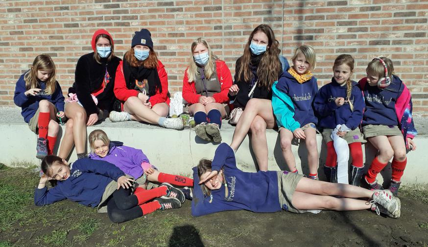 Genieten in de zon na "Een tegen allen" 