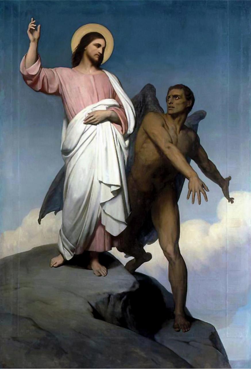 De confrontatie met de bekoorder, Ary Scheffer, 1848-1854 © Image