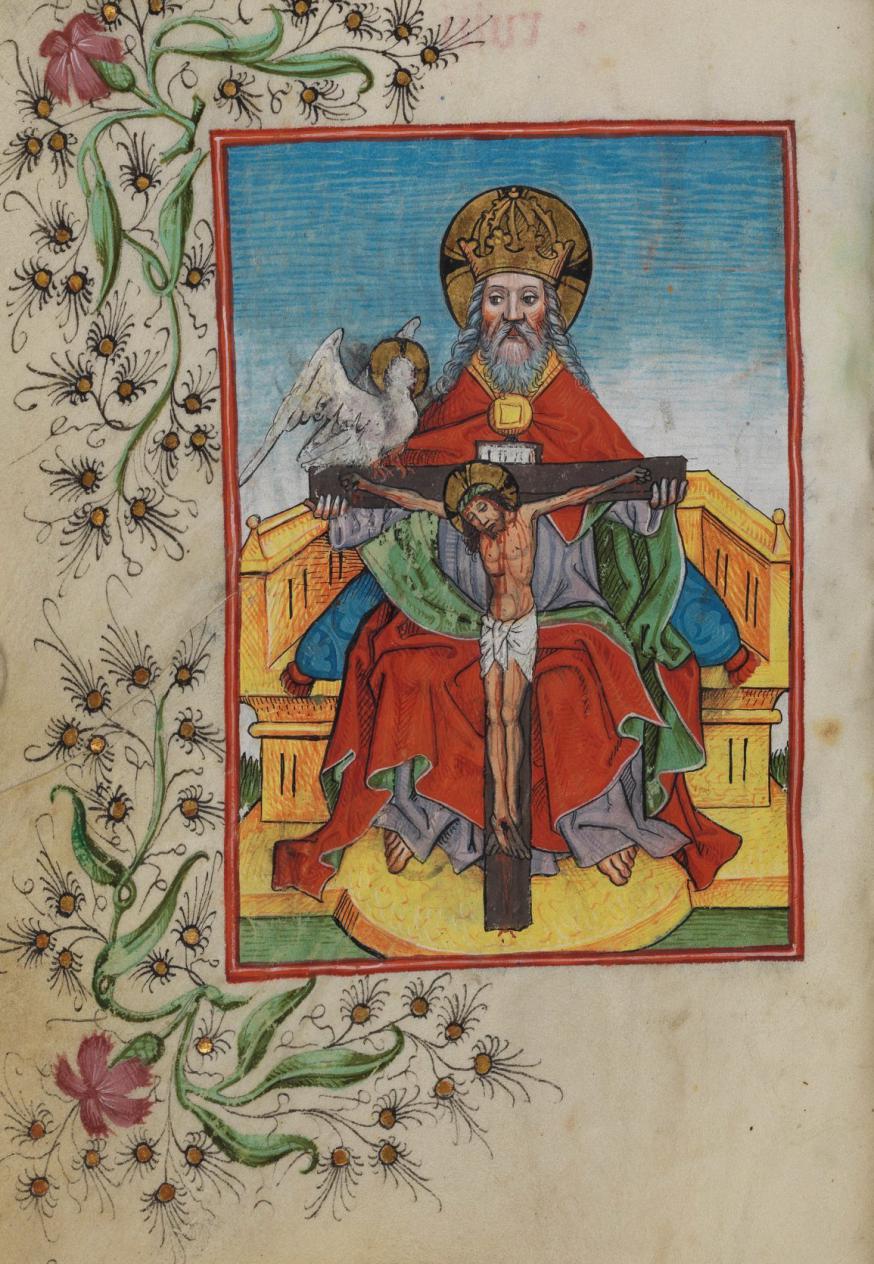 Genadestoel, Waldburg-Gebedenboek, ca. 1480 