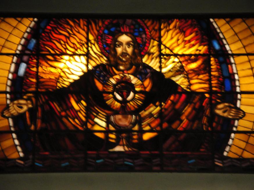 Glasraam Heilig Hart - in de Heilig Hartkerk te Lier © Jan Verheyen