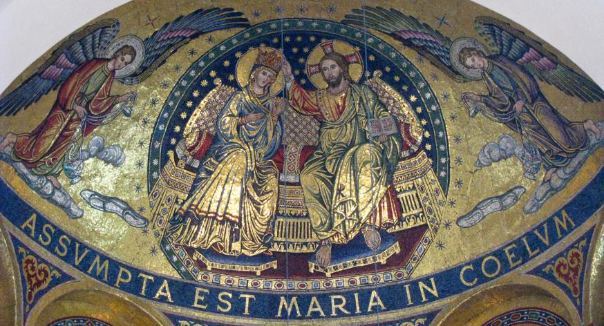 Maria is ten hemel opgenomen, Dom St. Marien, Hamburg © Image