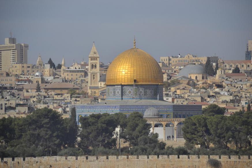 Een blik op Jeruzalem © Christa Damen 