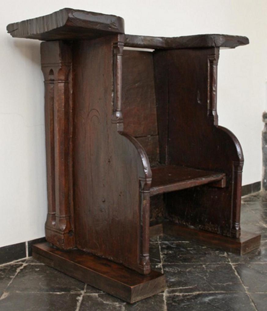 Bidstoel van de H. Lutgardis, Sint-Odulfuskerk Borgloon © Europeana
