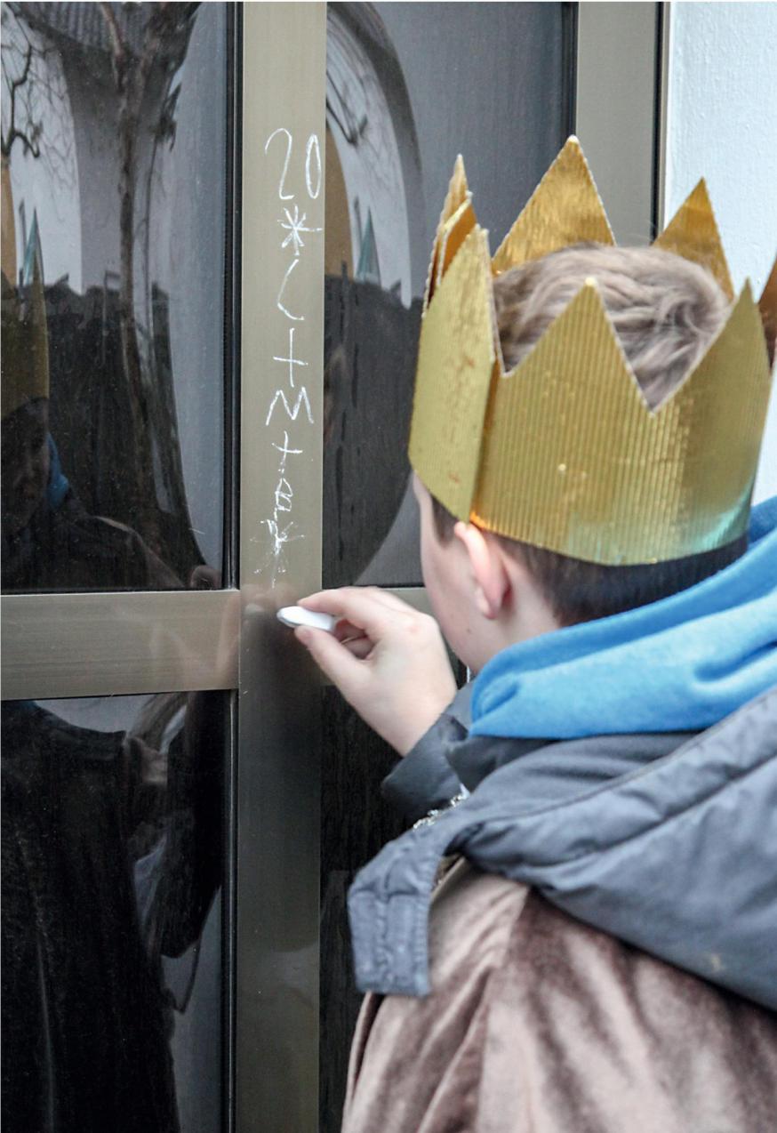 Aanbrengen van de huiszegen 