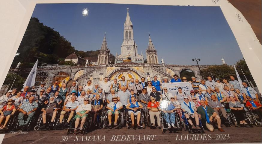Groepsfoto Samana in Lourdes 