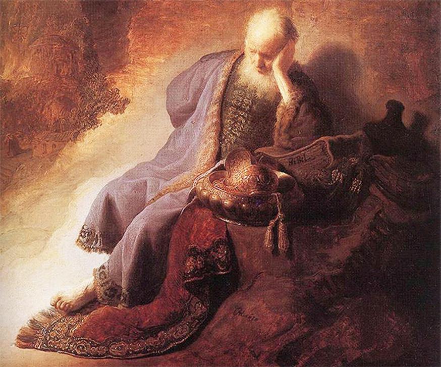 De profeet Jeremia, Rembrandt 